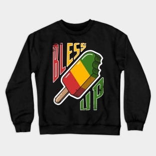 Bless Up, Cool Jamaican Reggae Music Ice cream Crewneck Sweatshirt